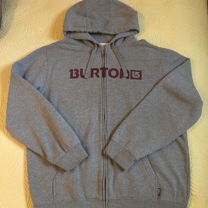 Burton zip up hoodie!